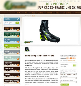 BOTAS Race Skate Carbon Pro - Rullsuusa saapad (8 foto / 8)