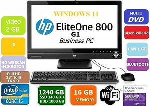 Äri HP EliteONE 800 G1 i5 23" + TOUCHSCREEN 23" (8 foto / 10)