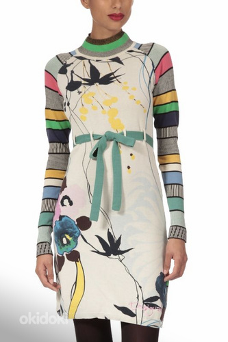 Kootud kleit Desigual Verino, suurus L (vastab M-le)