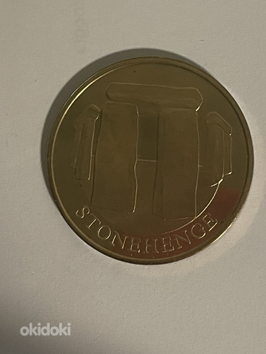 Медальон монета STONOHENGE Великобритания (фото #1)