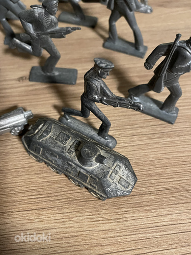 Оловянные игрушки солдатики ,винтаж СССР (фото #4)