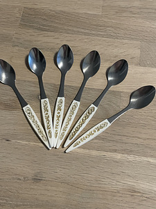 Komplekt lusikaid „Malyutka” 6 tk tehas Metallopribor Harkiv (8 foto / 10)