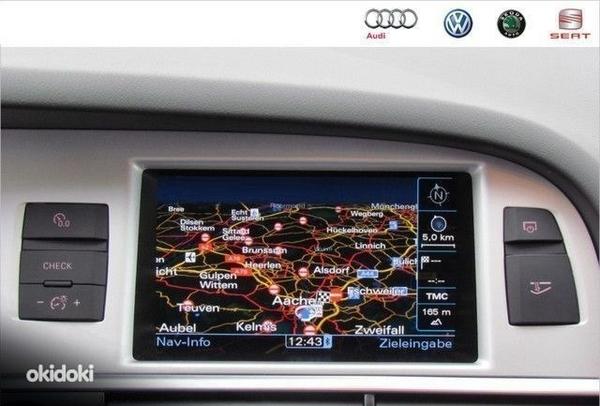 Audi A4 A5 A6 A7 A8 Q5 Q7 MMI 2G 3G+ обновление карт GPS (фото #3)