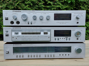 Radiotehnika komplekt (võimendi,tuuner ja kassetikas). (1 foto / 1)
