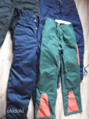 Новые винтажные теплые хлопковые брюки. (фото #3)