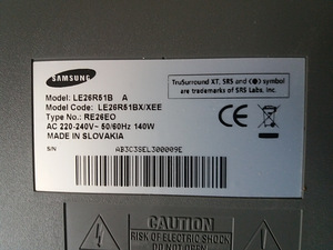 Samsung LE26R51BX/XE (3 foto / 4)