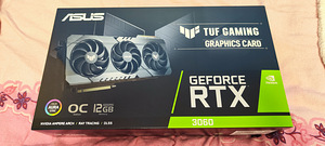 ASUS TUF Gaming GeForce RTX 3060 V2OC Edition 12GB GDDR6 LHR (1 фото из 7)