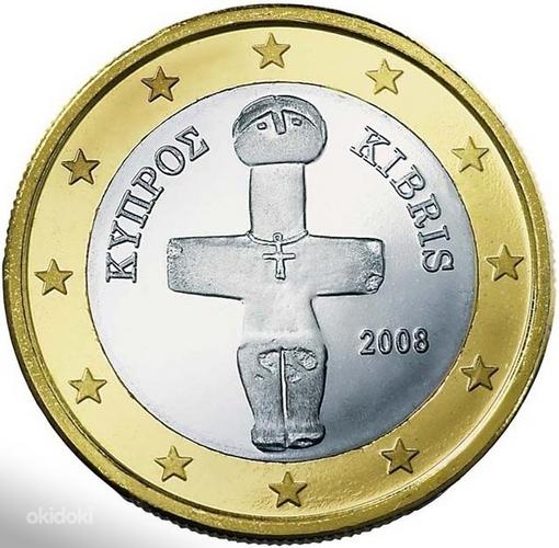 1 euro, Küprus (foto #1)