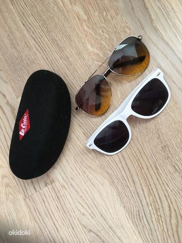 Новые солнцезащитные очки авиатор ретро + подарок (фото #3)