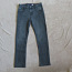 Poiste Okaidi halli värvi stretšteksapüksid suurusele 164 (foto #1)