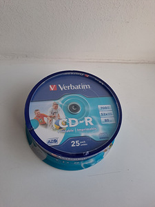 Plaadid. VERBATIM CD-R 25 tk. 2 pakki (1 foto / 2)