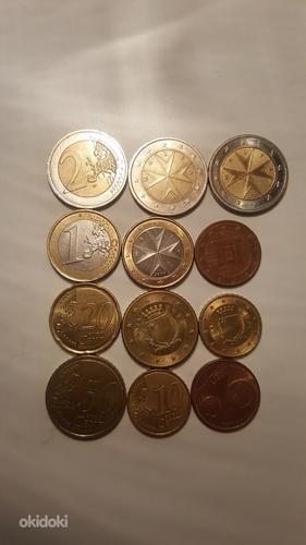 Монеты Мальта 0.05 -2 .00 евро (фото #1)