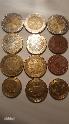 Монеты Мальта 0.05 -2 .00 евро (фото #3)