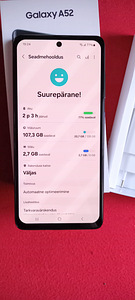 SAMSUNG GALAXY A52 6GB/128GB DUAL SIM ANDROID NUTITELEFON (3 foto / 3)