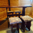 Деревянный обеденный стол и 4 стула (фото #2)