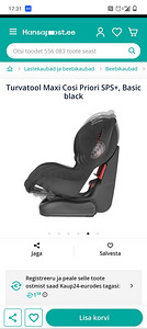 Maxi Cosi Priori turvatool 9-18 kg (3 foto / 4)
