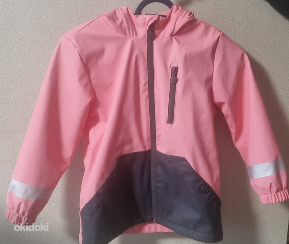 Непромокаемая куртка с флисом 116 см (фото #1)