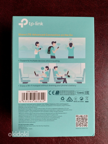 Tp-Link M7450 4G LTE 300 mbps modem/ruuter (foto #3)