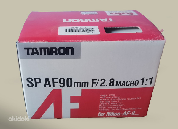 Tamron SP AF 90mm F/2.8 macro