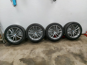 BMW g30 g31 original M-pakett valuveljed ja rehvid (4 foto / 9)