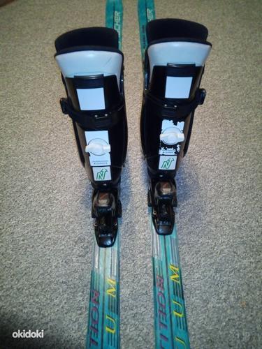Горные лыжи fischer с зажимами 185 см и ботинками Nordica sm 27 (фото #1)
