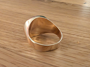 Kuldsõrmus Oonüks Meestele S: 21, 585, 7,1g (4 foto / 6)