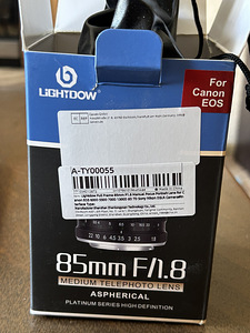 Lightdow 85mm F/1.8 Medium Telephoto Lens for Canon EOS (10 foto / 10)