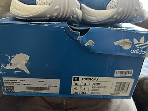 Adidas Torsion X Sneakers Blue 42 EUR, kantud Rare mudel! (3 foto / 10)