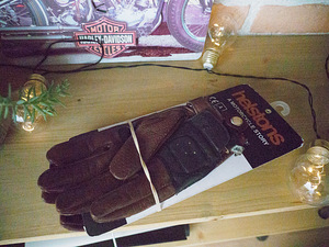 Helstons Charly gloves in Camel Sz 9 moto kindad (2 foto / 2)
