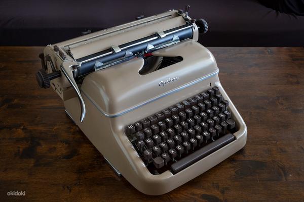 1962a. väga heas korras kirjutusmasin Optima M12 (foto #1)
