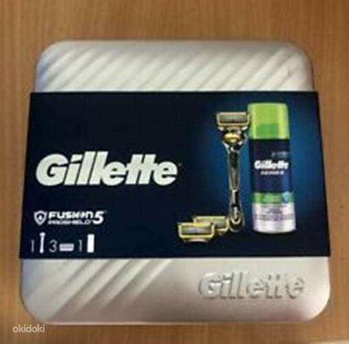 Бритвенный набор Gillette Fusion ProShield в подарочной упак (фото #2)