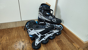 Meeste rulluisud Fila Plume 84 Fitness, Black/Blue - nr.44 (4 foto / 8)