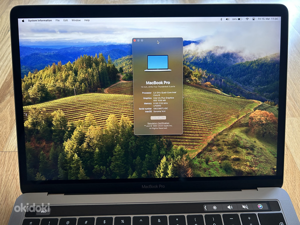 Apple MacBook Pro 13-inch 2019, i5 2.4GHz / 8GB / 256GB (фото #3)