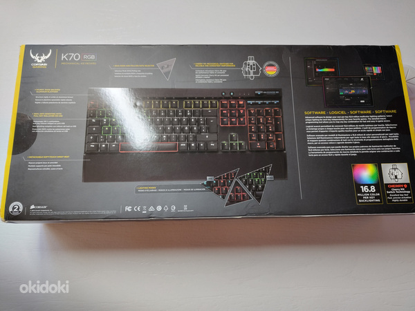 Corsair K70 RGB klaviatuur (foto #2)