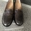 Uued hõbedased nahast kingad (foto #2)