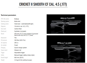 Õhupüss KalibrGun Cricket II PCP (10 foto / 10)