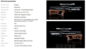 Õhupüss KalibrGun Cricket II PCP (6 foto / 10)