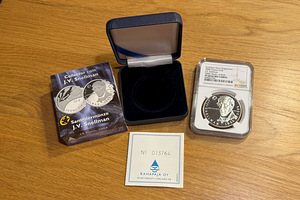 2006 Soome hõbemünt Snellman 10eur, NGC, PF68UC