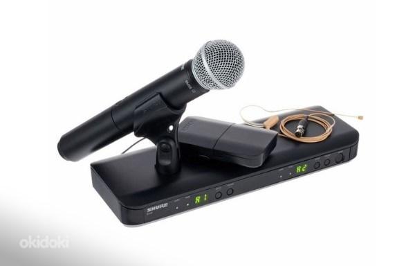 Mikrofonid Shure BLX1288 COMBO, MX153 + SM58 (foto #2)