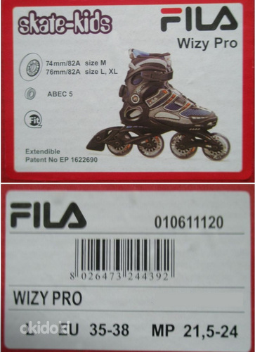 Rulluisud suurus 35-38 PRO
