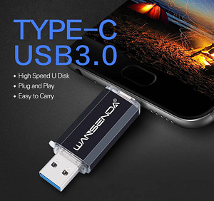 Uued mälupulgad 2-in-1 design, USB 3,0 + USB Type C OTG (2 foto / 3)