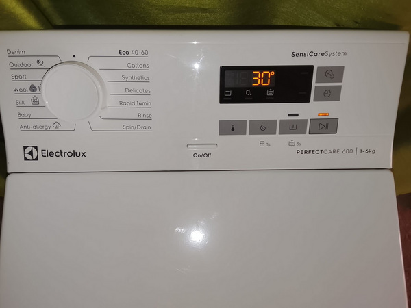 Electrolux pesumasin garantii