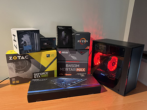 Mänguriarvuti kompl l 144HZ 27” l Ryzen 5 l GTX 1080 8gb l (2 foto / 4)