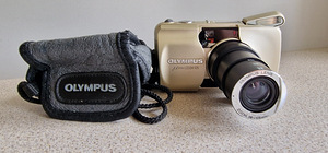 Olympus Mju Zoom 105 35mm Gold kompaktfilmikaamera (2 foto / 7)