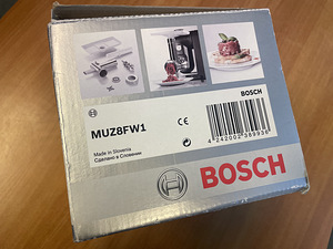 Hakklihamasin, lisatarvik MUZ8FW1 Bosch, kombainile MUM8 (1 foto / 2)