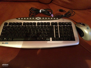 Juhtmega klaviatuur A4Tech KB (S) -21 ja hiir A4Tech SWOP-50 (2 foto / 2)
