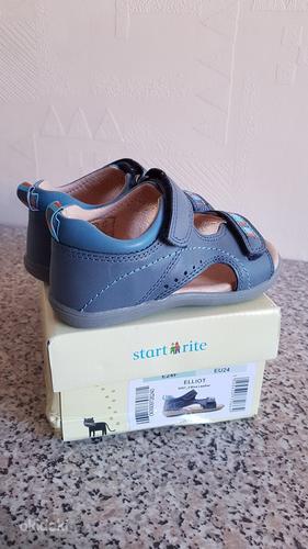 Новые кожаные сандалии Start Rite, размер 24 - 15,8см (фото #2)