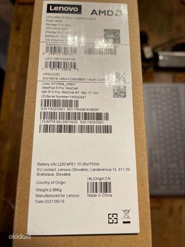 Lenovo IdeaPad 5 Pro 16, 16 ГБ, 120 Гц, Ryzen 7 5800H, 1 ТБ (фото #10)