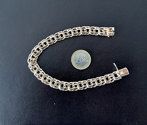 46 gr. 585 14K kullast Bismarck käekett - MASSIIVNE! (1 foto / 8)