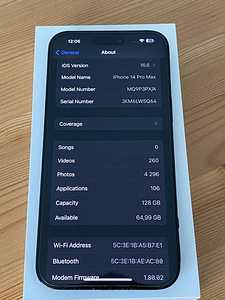 Apple iPhone 14 Pro Max 128GB Space Black (7 foto / 8)